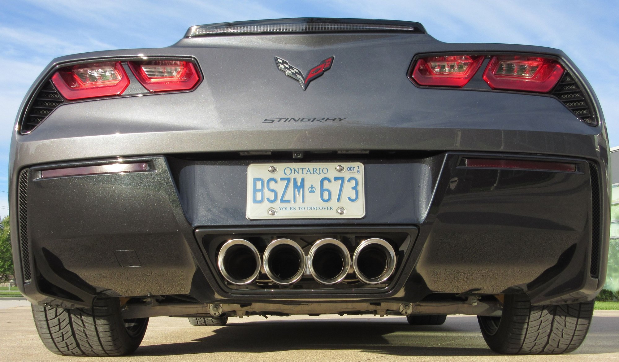 Exhaust Tip Replacement C7 CorvetteForum Chevrolet Corvette Forum