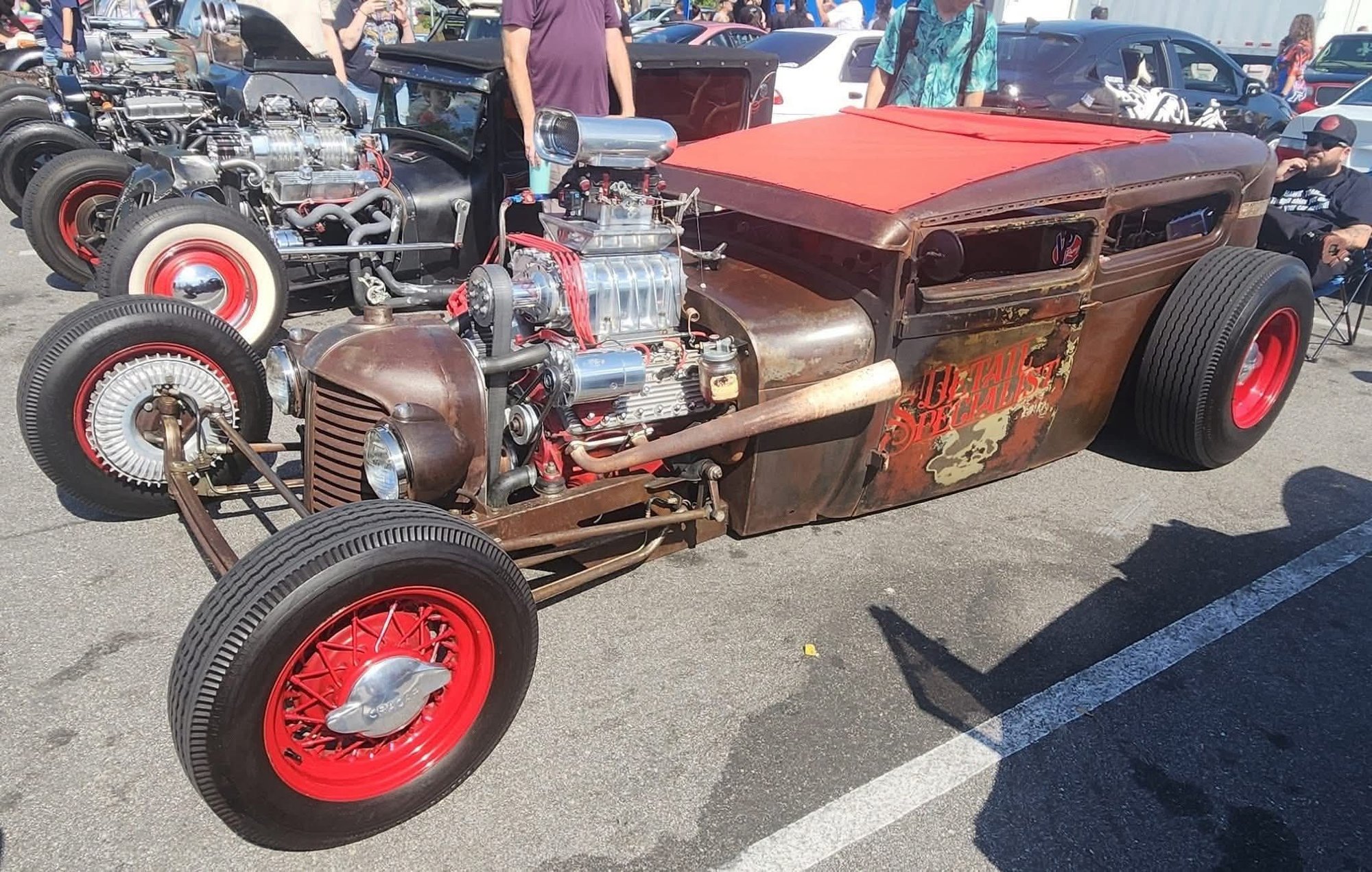 A buddies rat rod.
