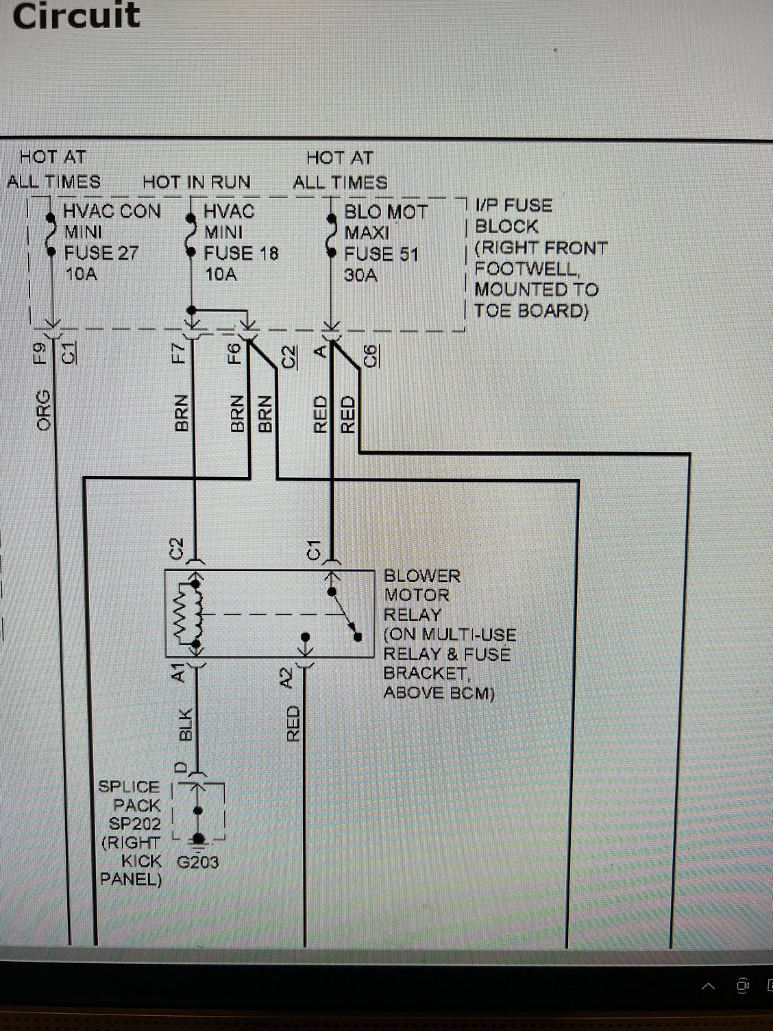 Blower Motor Relay Location CorvetteForum Chevrolet Corvette Forum