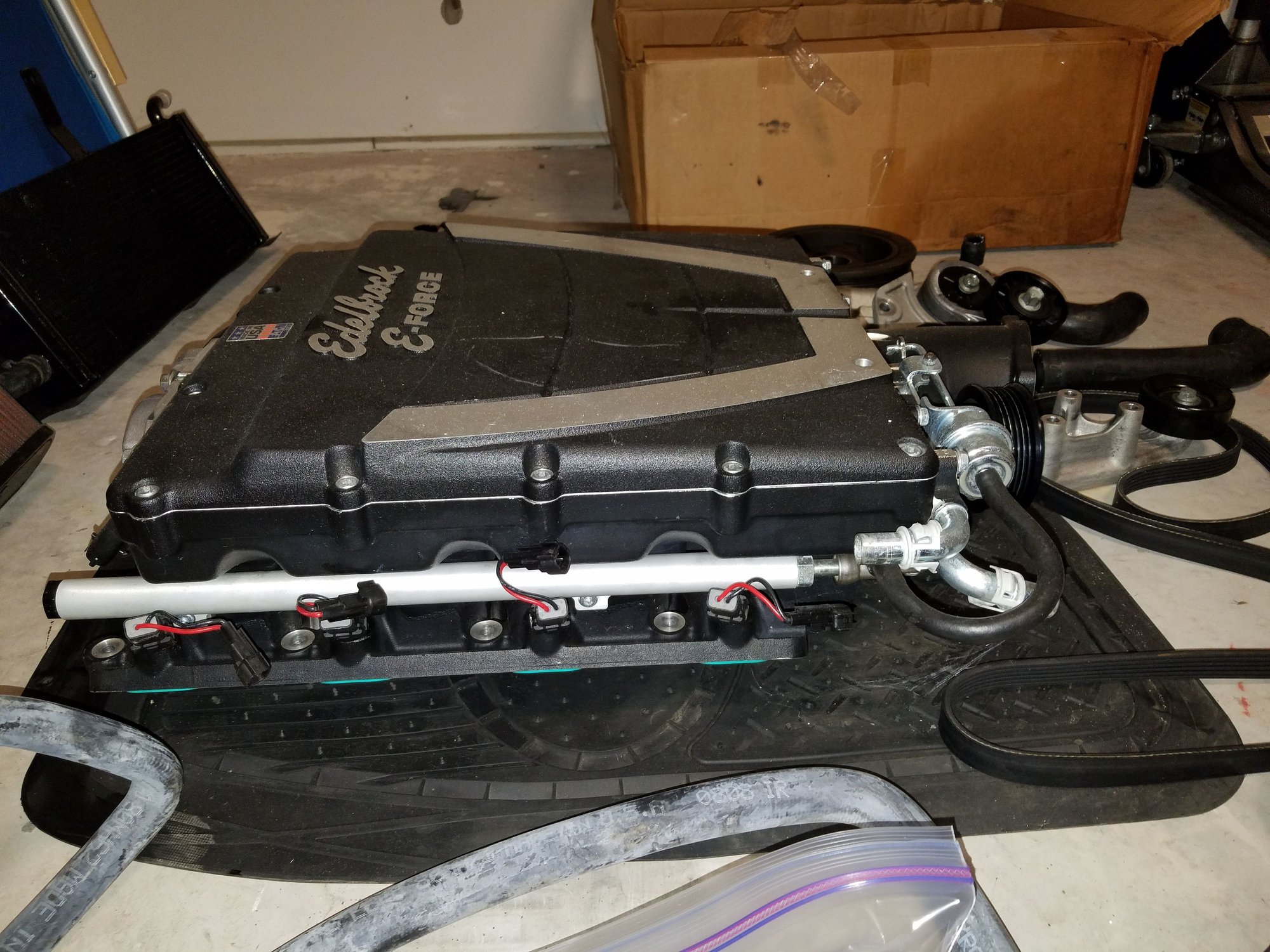 Used Edelbrock EForce Supercharger Kit C6Z, LS7 CorvetteForum