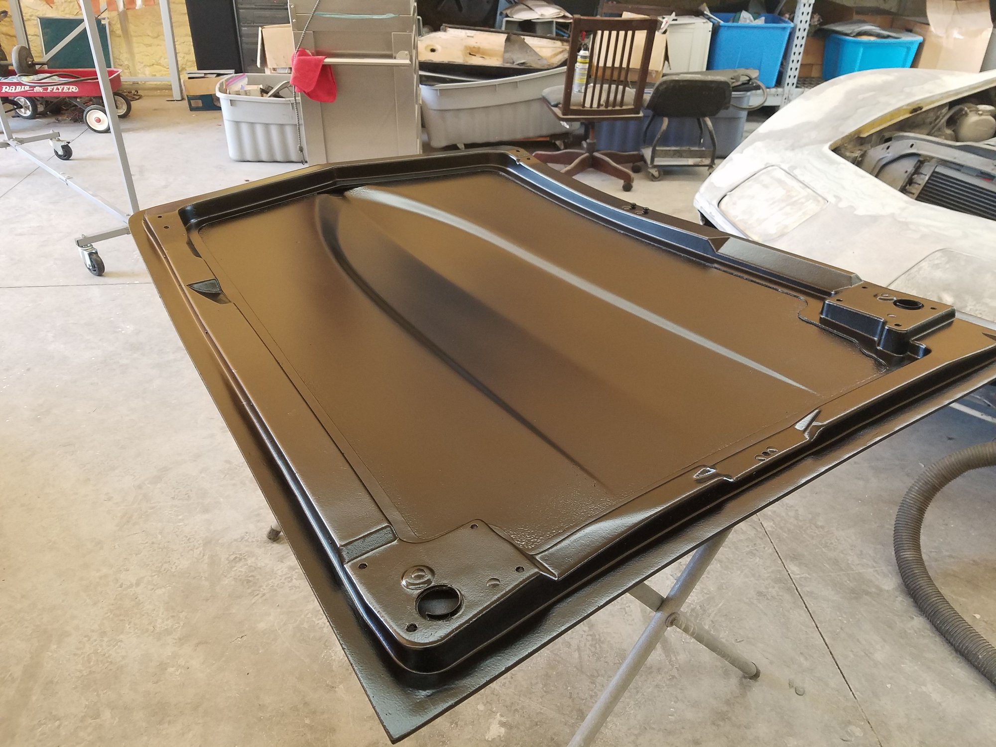 Underside of hood paint. CorvetteForum Chevrolet Corvette Forum