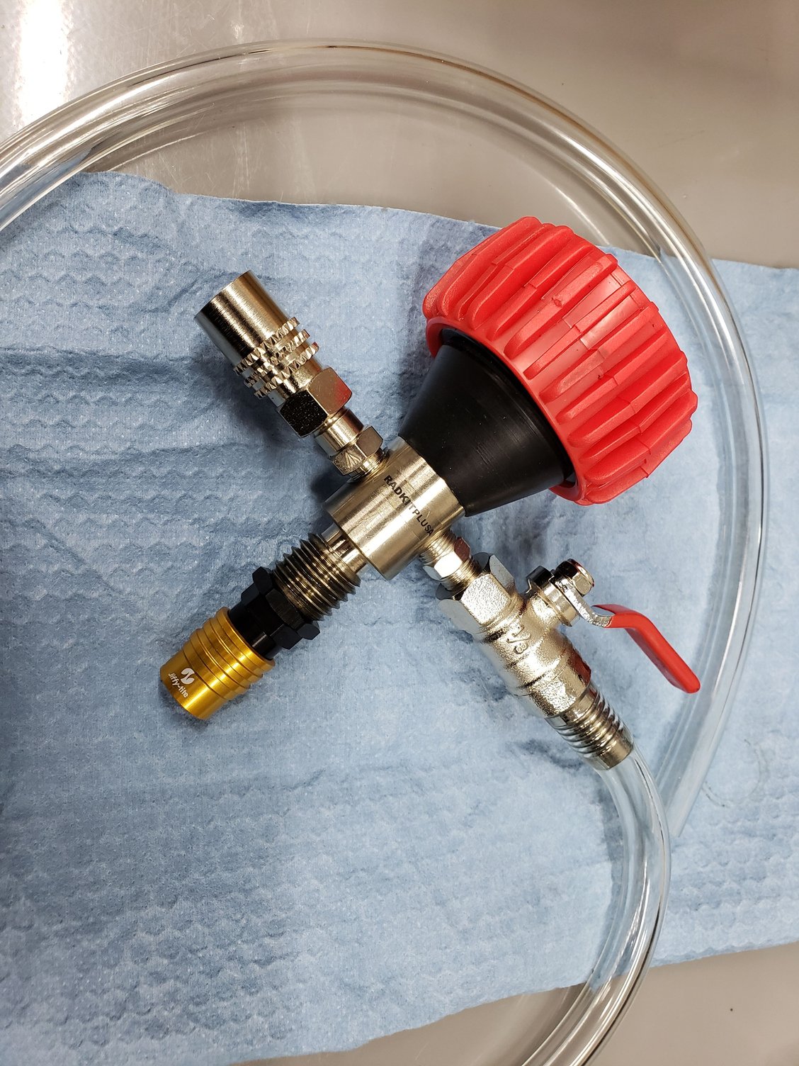 G Speed dry brake intercooler bleeder and a vacuum bleeder will it work