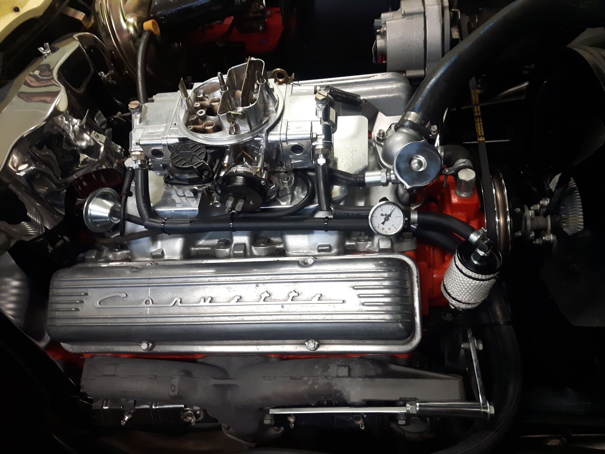 C2 Where is the fuel filter located on a 250/300hp 327 Corvette