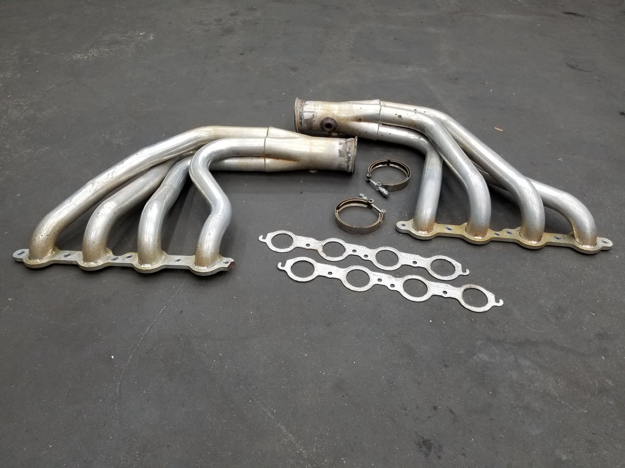 FS (For Sale) c4 LS swap long tube headers, full magnaflow exhaust sys