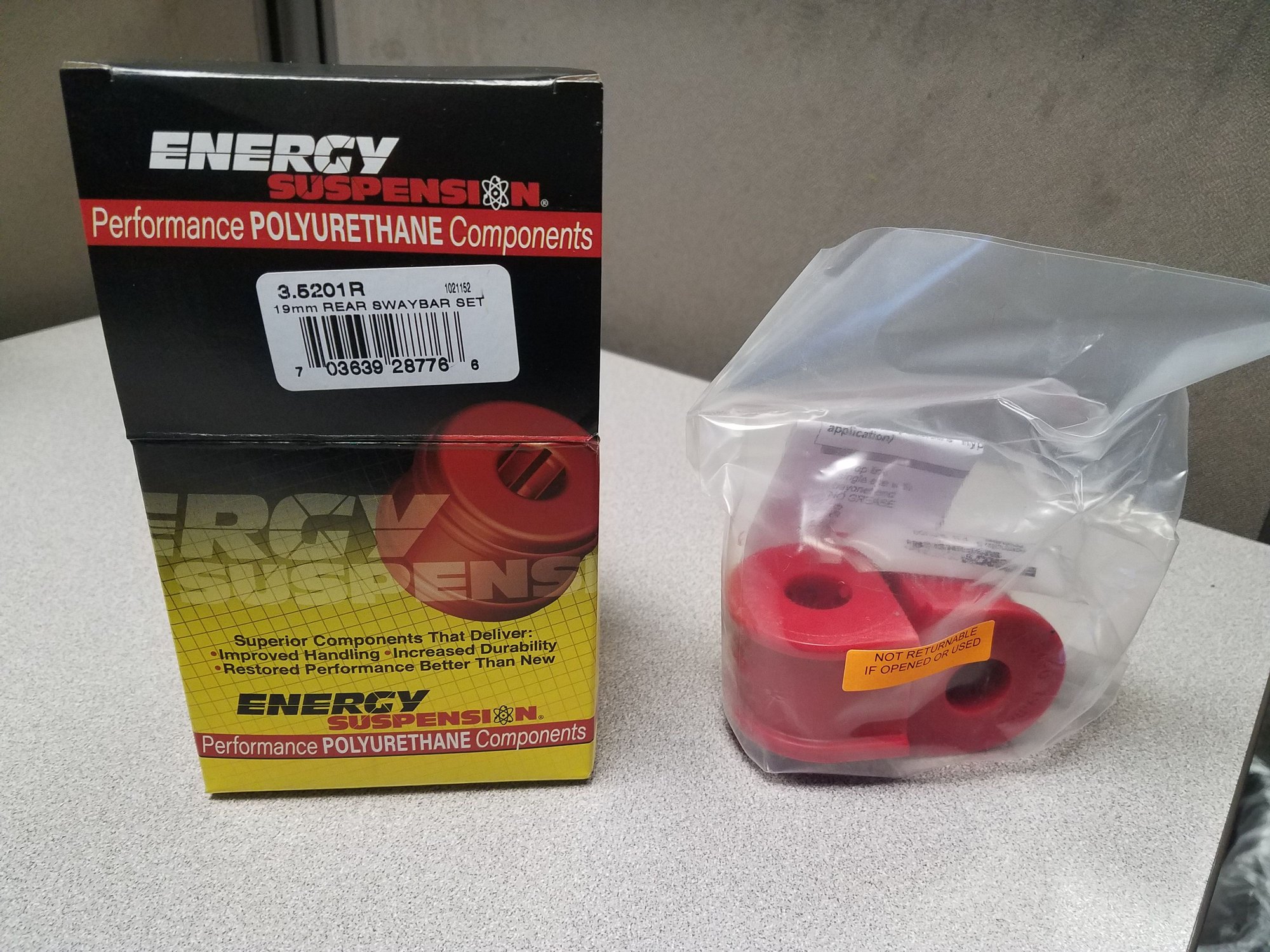 FS (For Sale) Energy suspension 19mm rear sway bar polyurethane bushings CorvetteForum