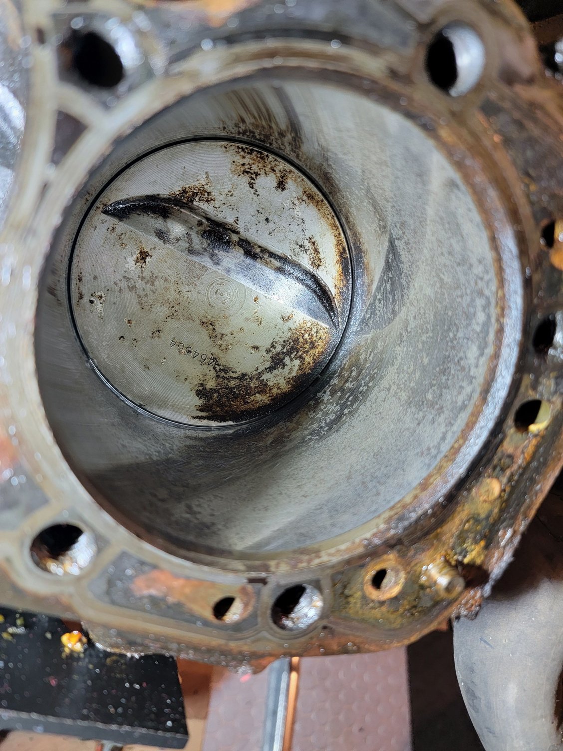 Cylinder Bore rust, how bad is this? CorvetteForum Chevrolet