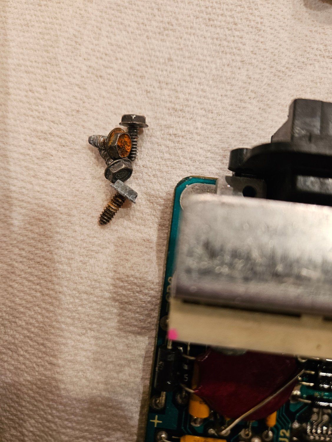 Rust on ecm cover screws