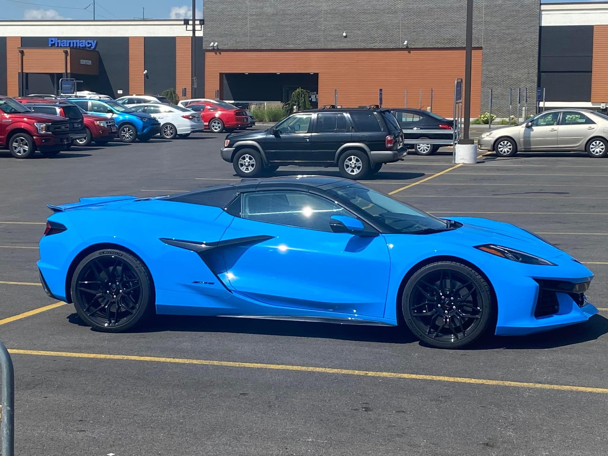 2025 Corvette Z06 Rapid Blue - Ashely Jordana