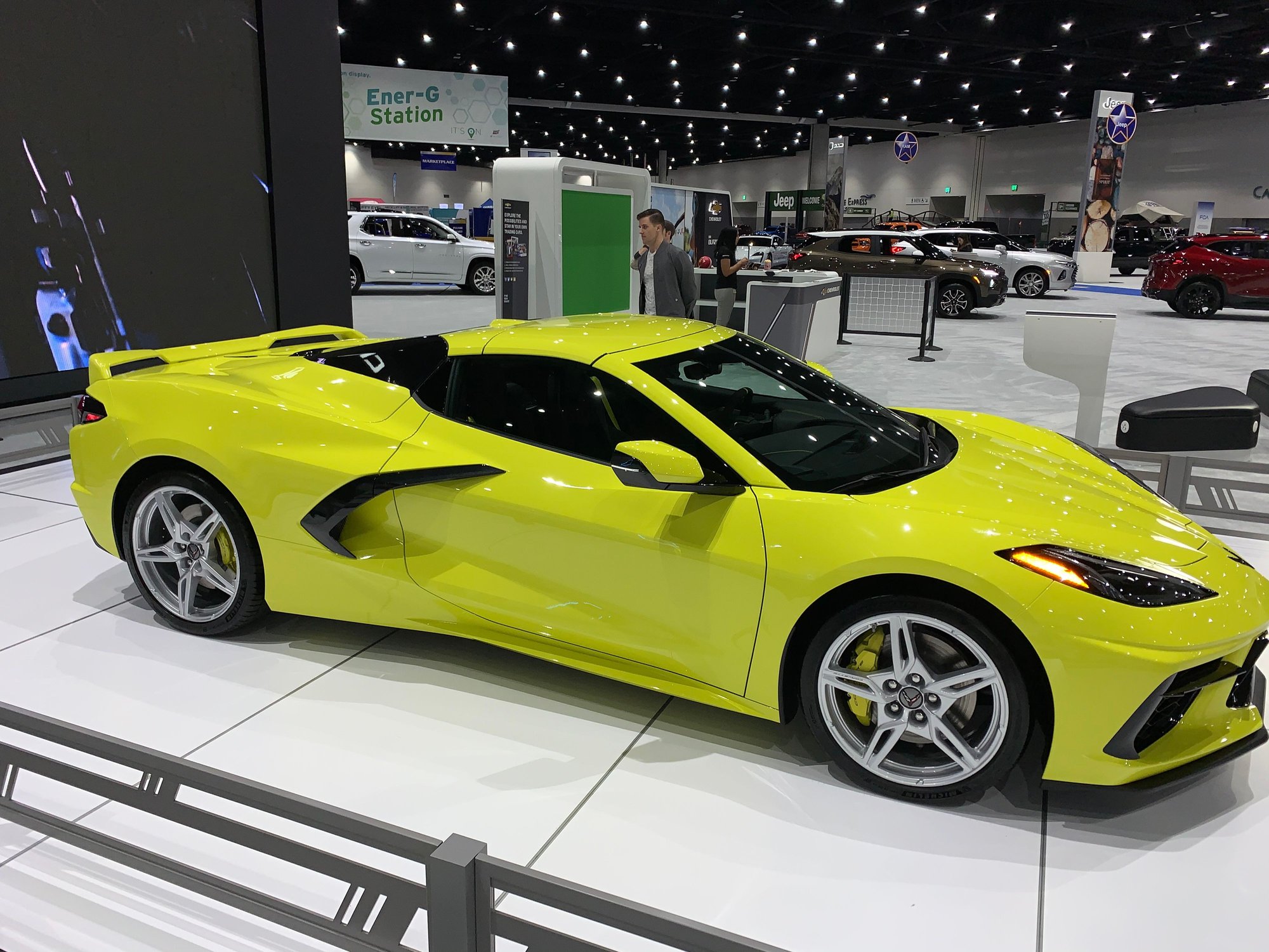 Accelerate Yellow at San Diego Auto Show CorvetteForum Chevrolet