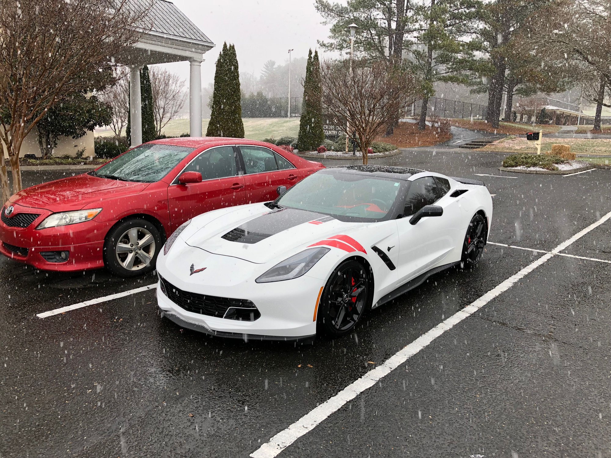 First snow of winter season CorvetteForum Chevrolet Corvette Forum