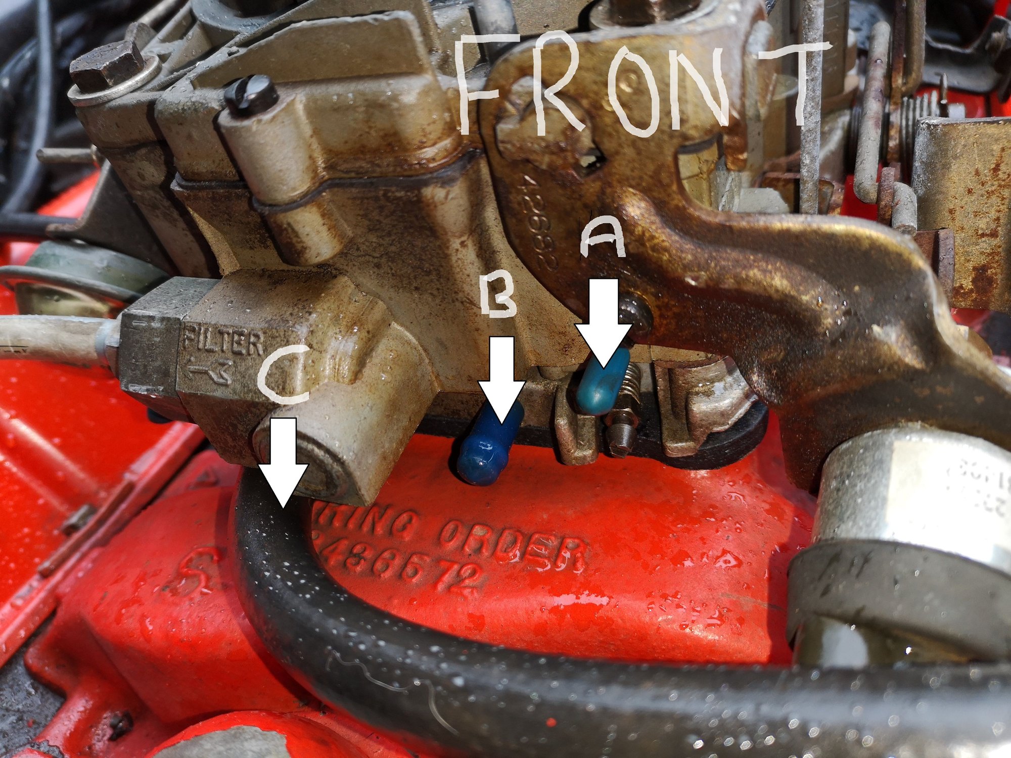 Quadrajet Vacuum connections CorvetteForum Chevrolet Corvette Forum