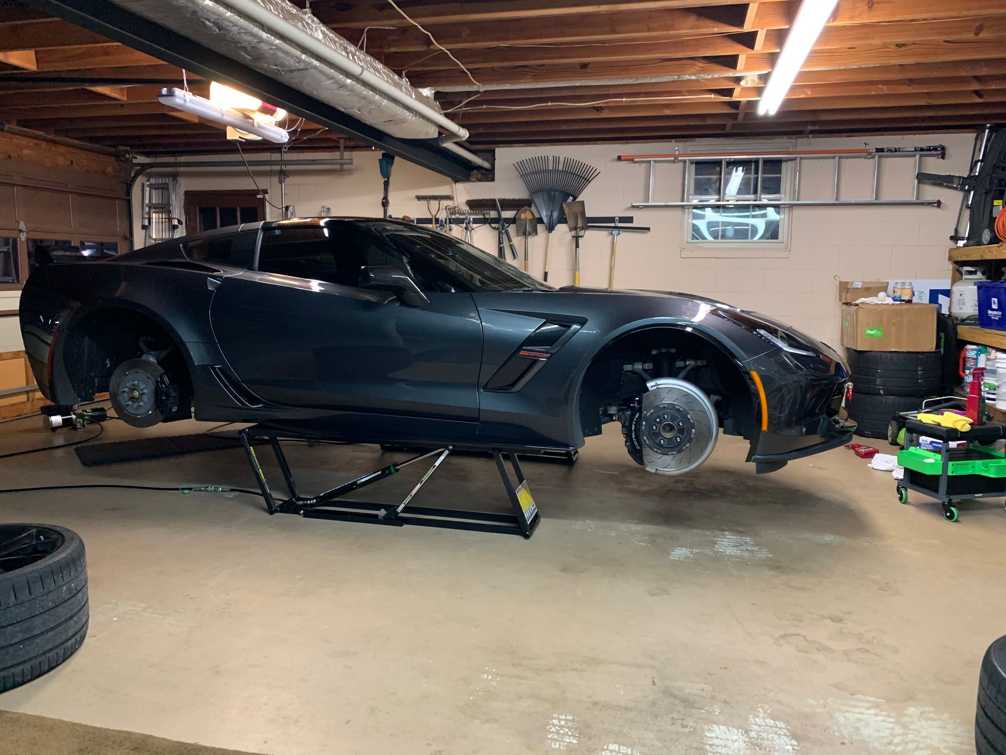 How high does quickjack 5000 lift car off the ground CorvetteForum
