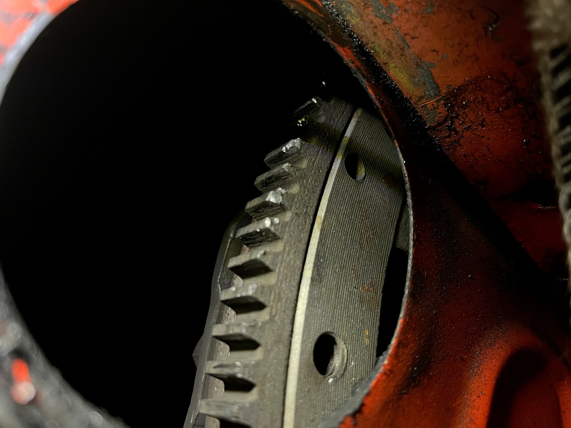 Flywheel damage from starter gear sticking CorvetteForum Chevrolet