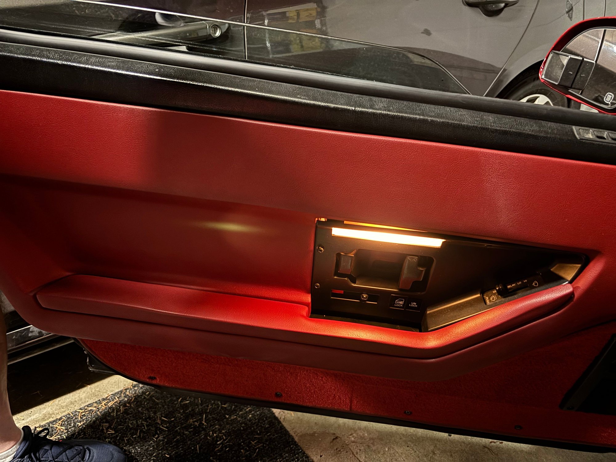 I also had to replace the black door latch bezels as they were busted up too.