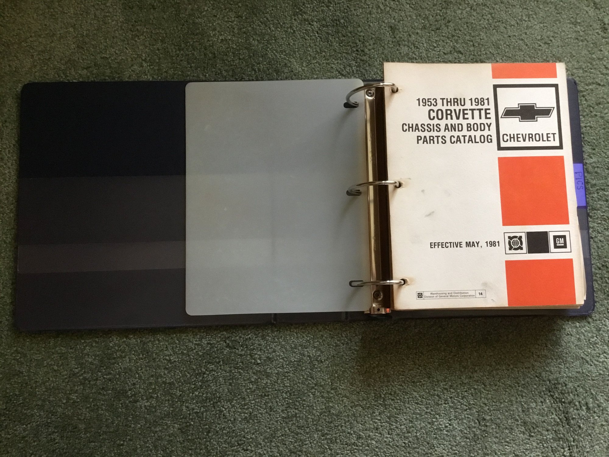 FS (For Sale) GM CATALOGSCorvette Chassis and Body 19531981 & 1976