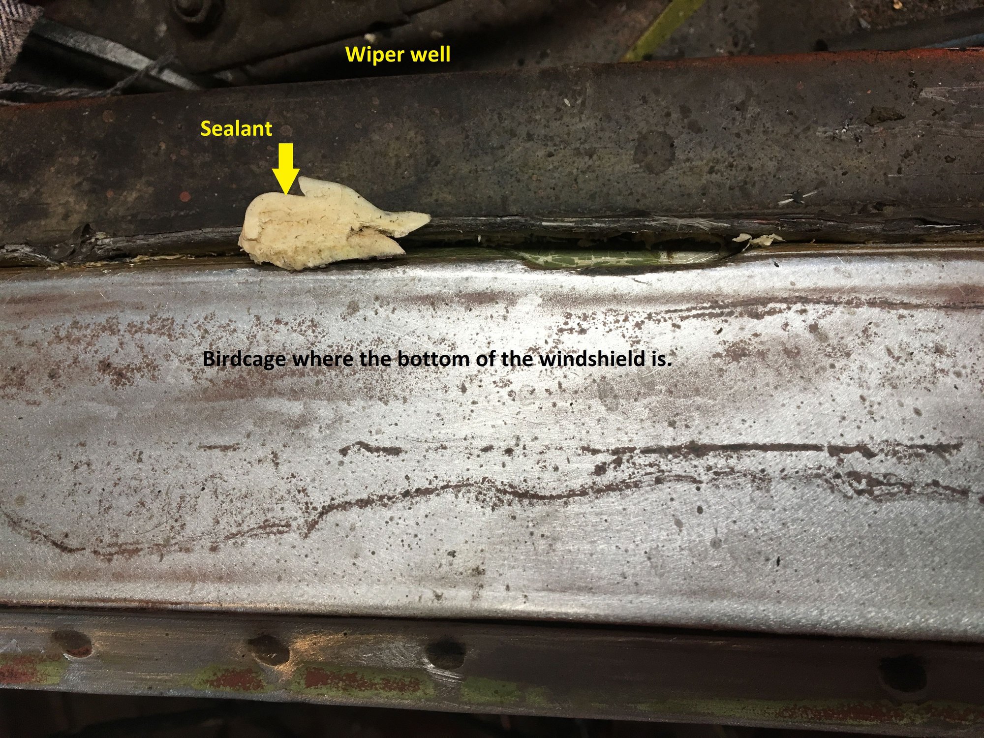 Windshield frame sealing and rust prevention (pics) CorvetteForum