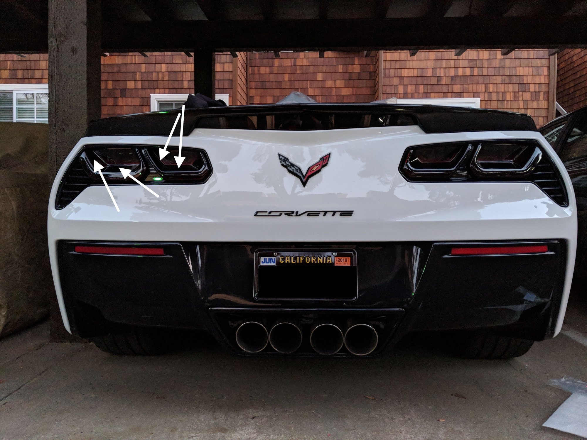C7 BlackOut tail Lights CorvetteForum Chevrolet Corvette Forum