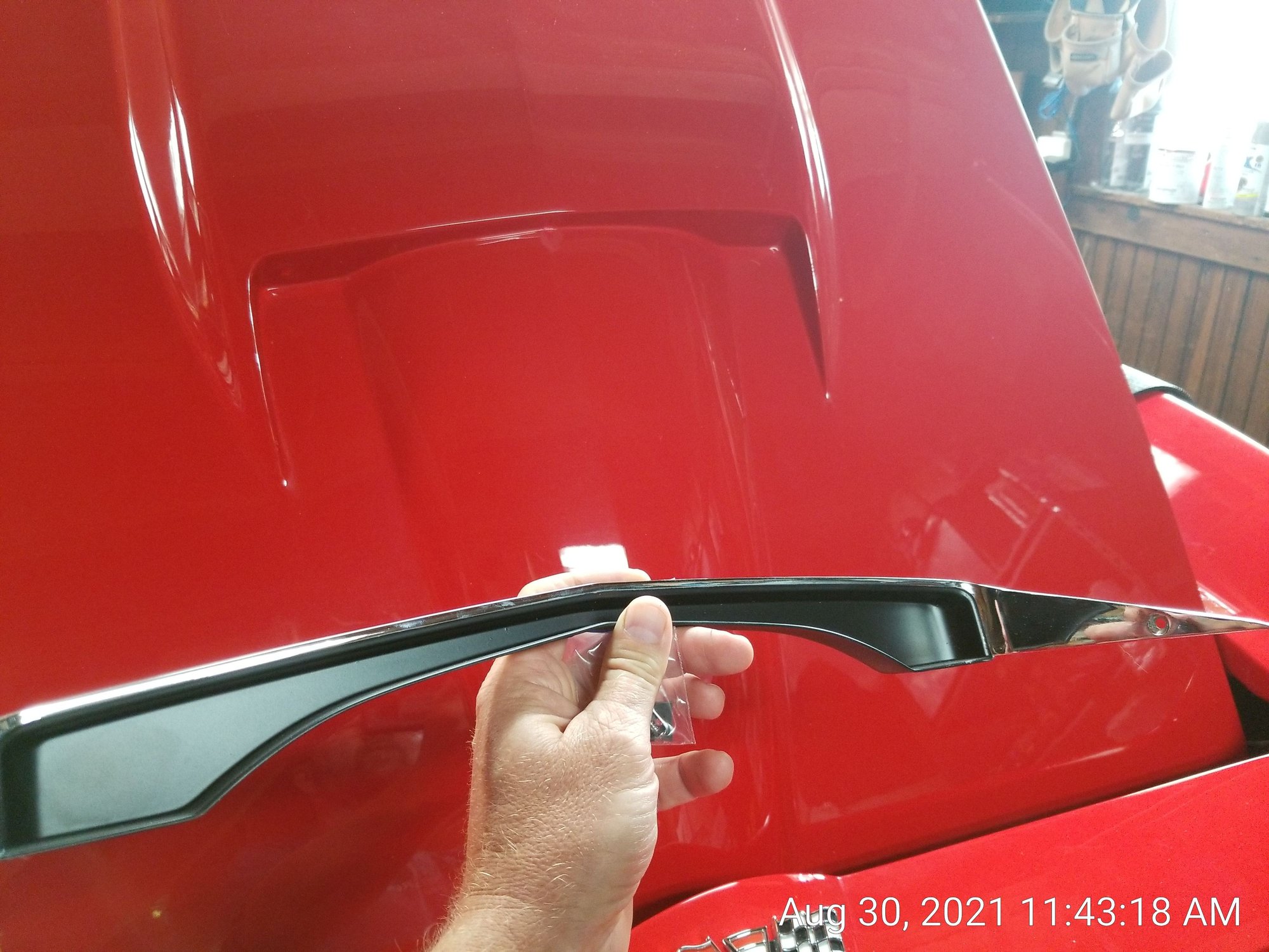 C2 Suggestions on how to cut hole in finished hood CorvetteForum