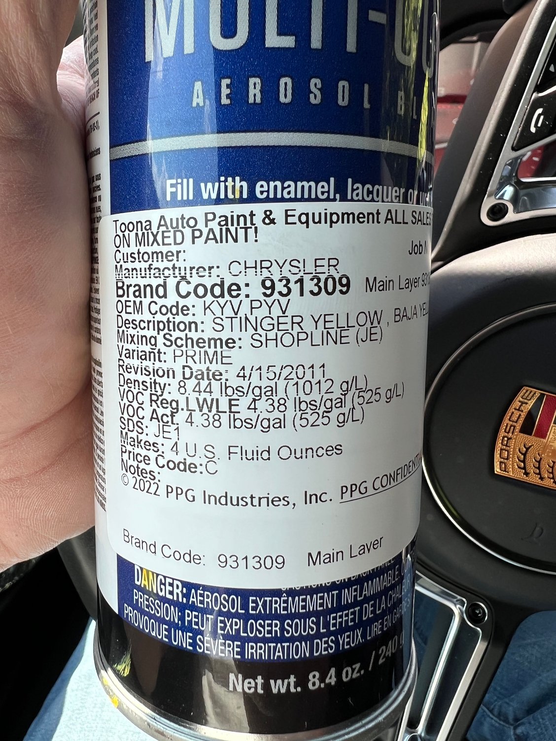 Bilstein shock yellow paint match CorvetteForum Chevrolet Corvette Forum Discussion