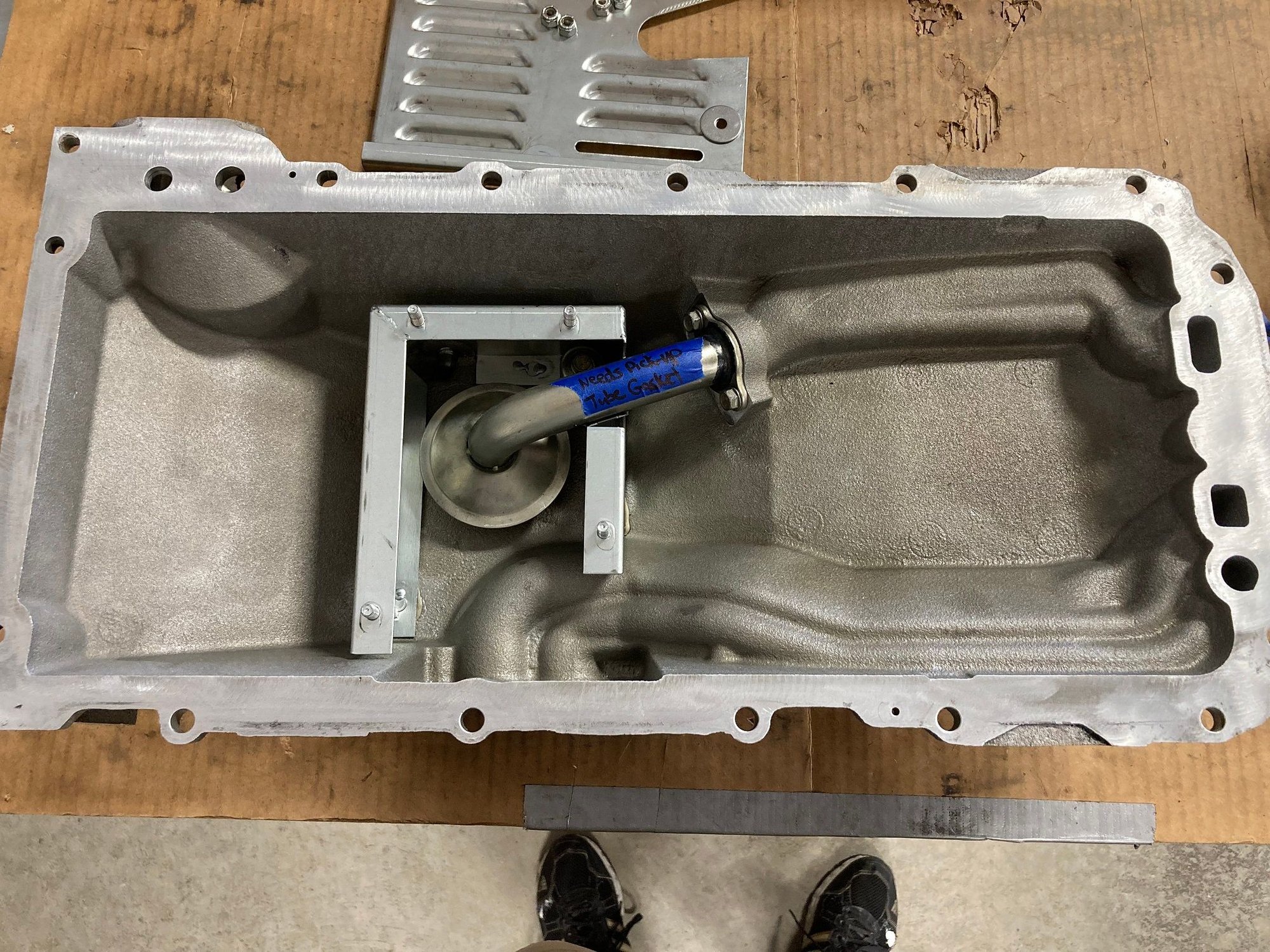 FS (For Sale) GM OEM LS Dry Sump Oil Pan with Aviaid Pan Baffle