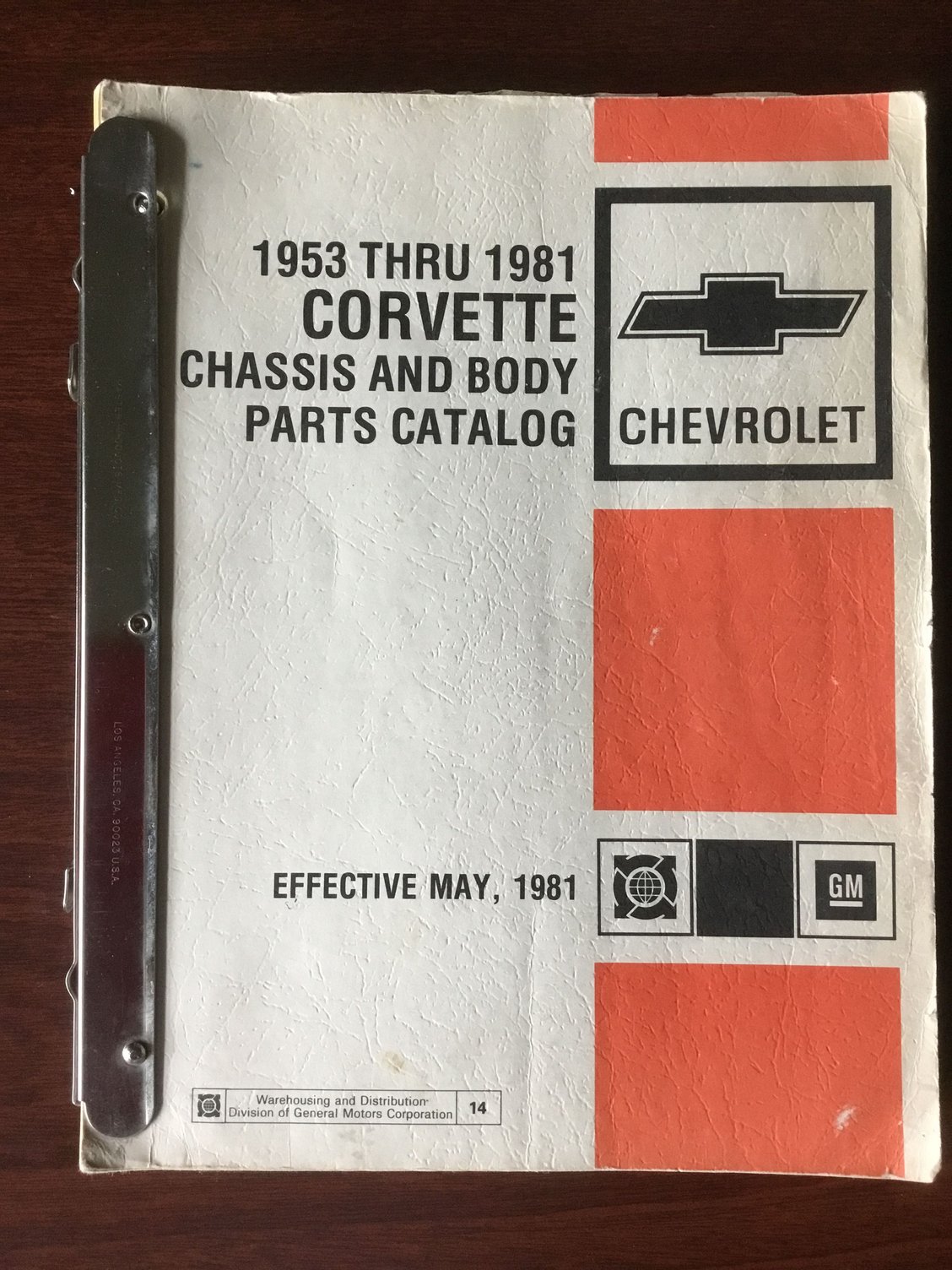 FS (For Sale) GM Corvette 1953 thru 1981 Parts Catalog CorvetteForum