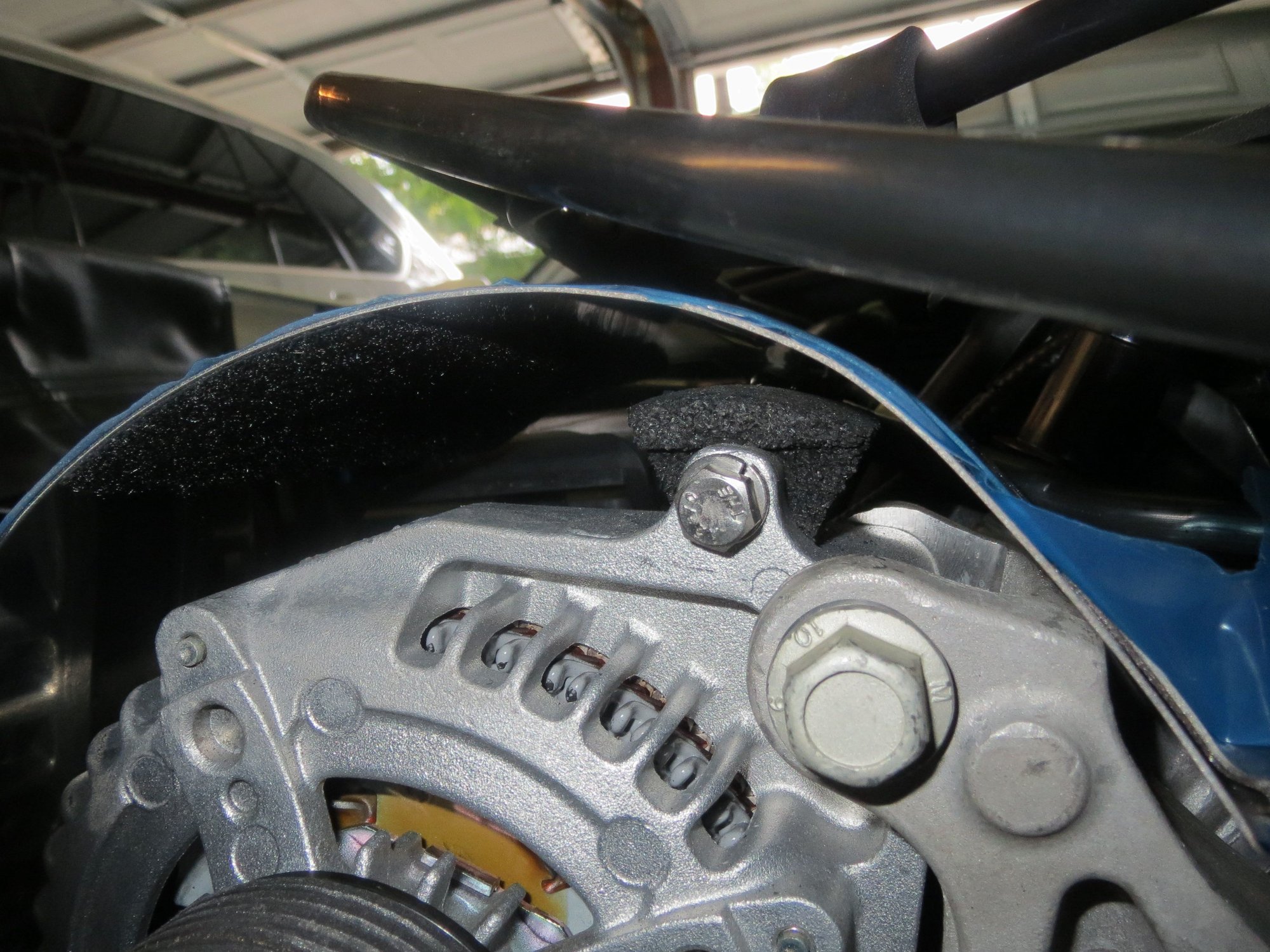 Installed Stainless Steel Alternator Cover CorvetteForum Chevrolet Corvette Forum Discussion