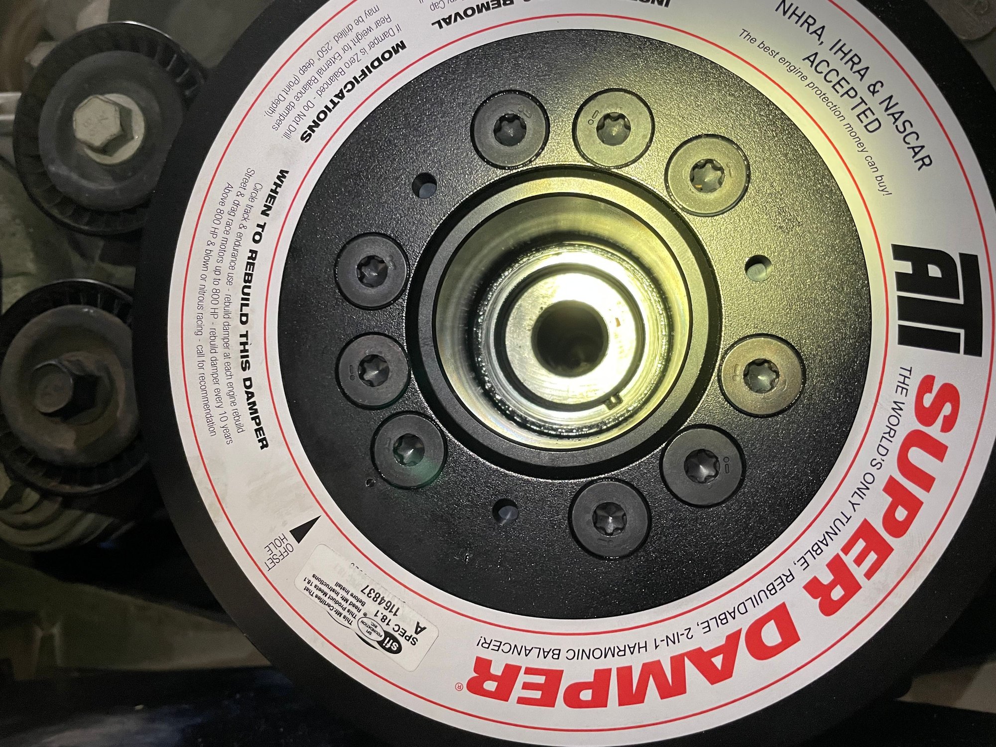 ATI Balancer Install CorvetteForum Chevrolet Corvette Forum Discussion