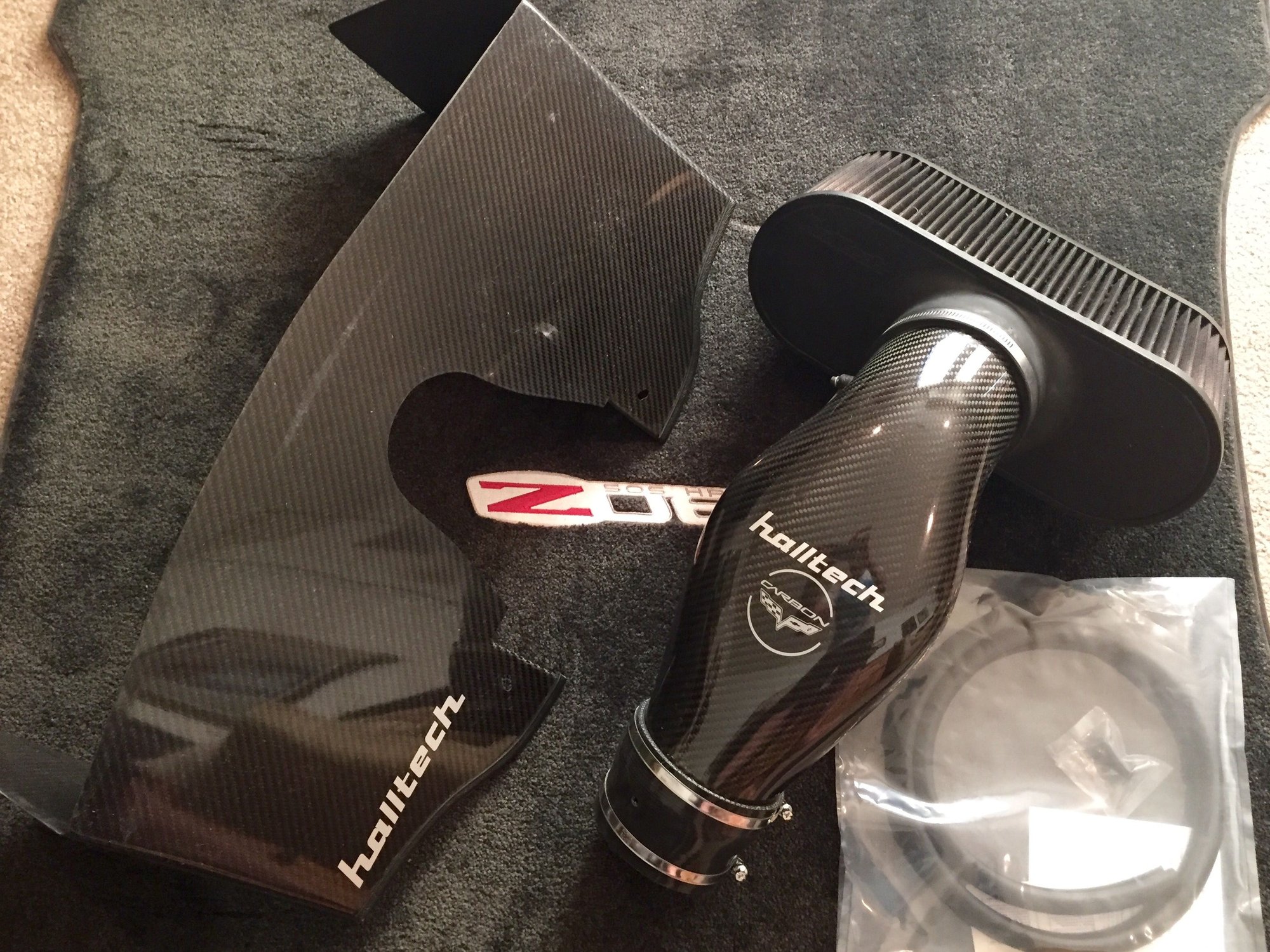 FS USED Halltech Carbon Fiber Super Bee Intake and Carbon Fiber Beehive for Z06 CorvetteForum