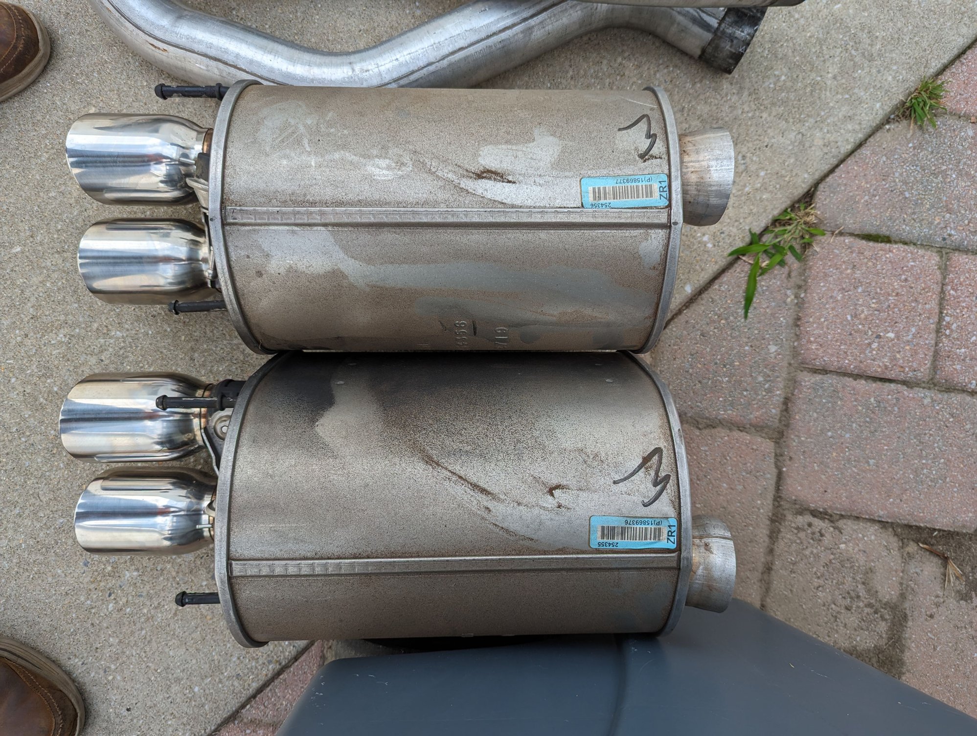 FS (For Sale) ZR1 Mufflers CorvetteForum Chevrolet Corvette Forum