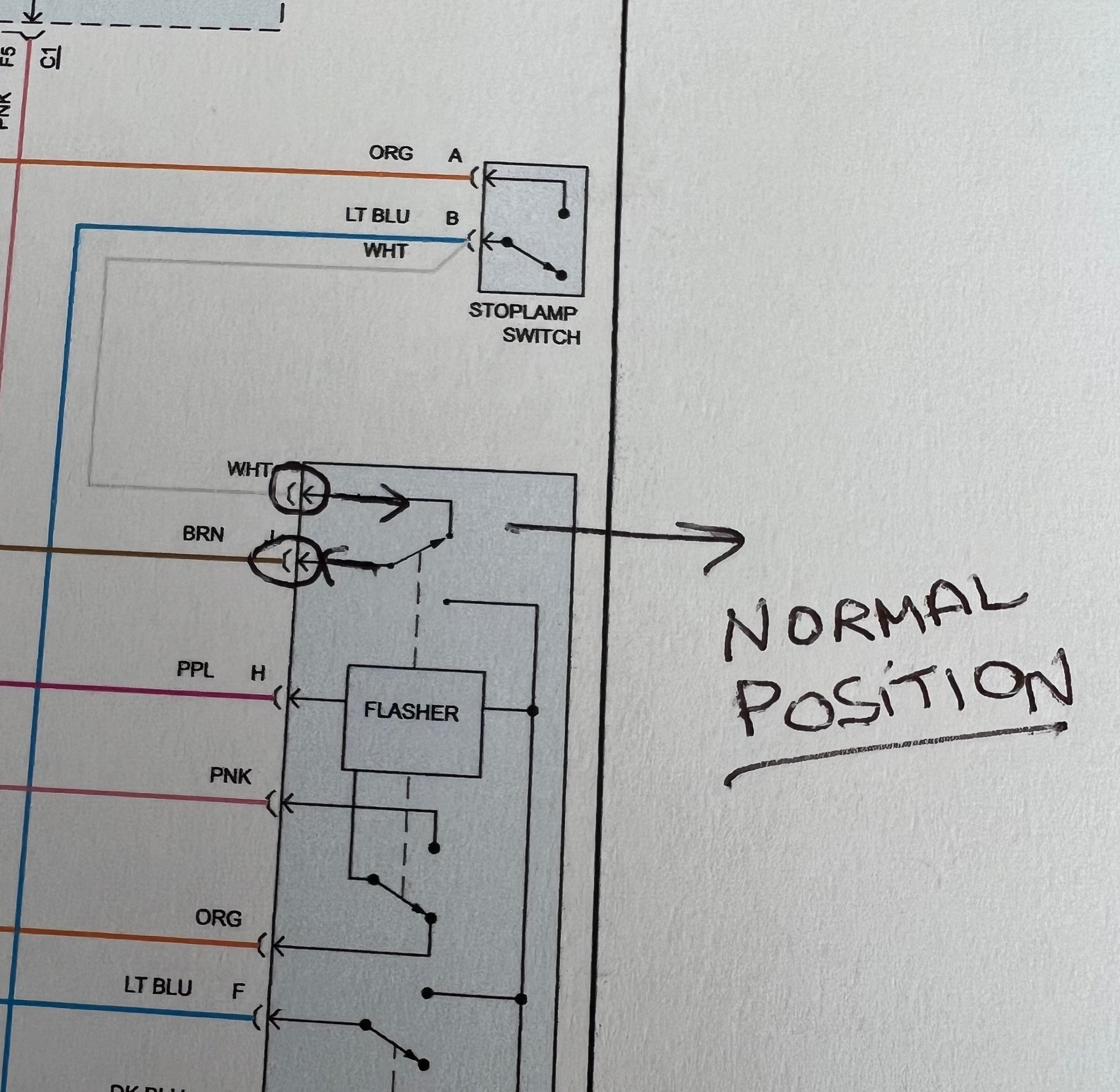 center brake light works but the other four do not. CorvetteForum