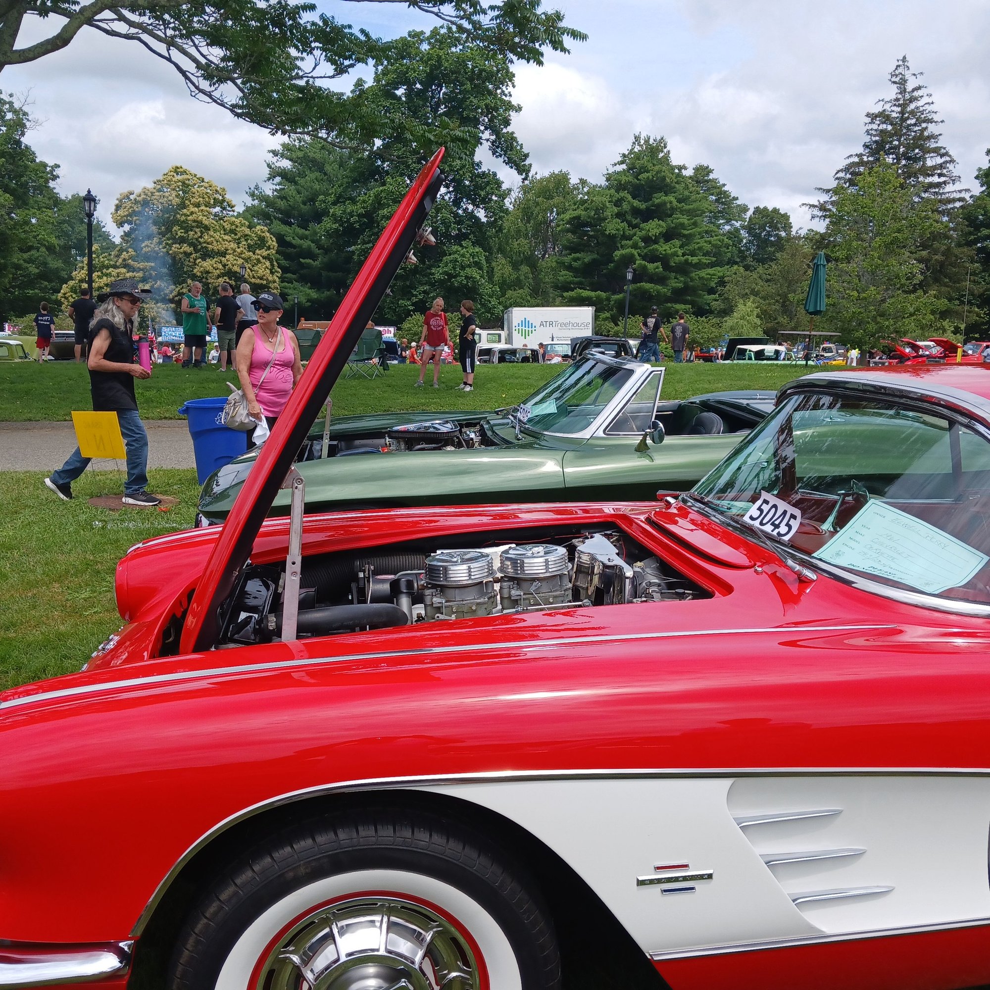 Endicott car show, 50th anniversary CorvetteForum Chevrolet