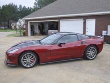 Candy Red TPS C6 Powdercoated calipers :)