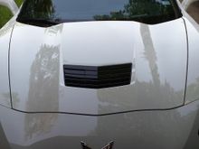The hood vent cleanly defined: