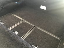 Replaced grey deluxe carpet with Black Loop carpet from ACC