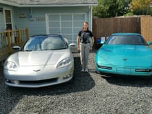Sept. 4 2016 His and hers Corvettes