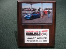 Phil Minch Program Engineering Manager picked it at 2014 Corvettes @ Carlisle