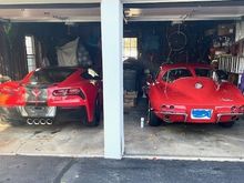 Garage mates....