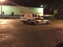 This is the empty lot where the van could have parked anywhere.