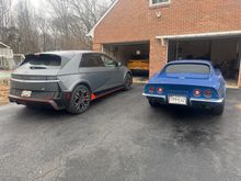2025 Ioniq5N.  604hp, 645 if I press the boost button.  It’s a really fun daily.

Wife and I have been all electric for our daily drivers for about 6 years now.  She has the Mach E.  I can’t go back to gas for a daily.