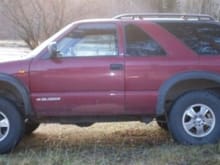 My Cherry Red 2000 Blazer ZR2 the car i use the most