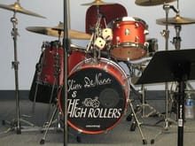 Baltimore Drum kit in between sets