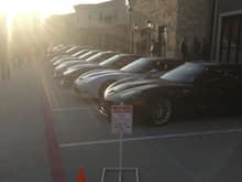 Six ZR1's at Houston Coffee &amp; Cars (March 2013)