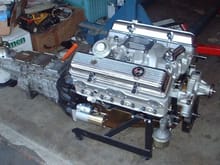 This is the engine just before it was put in the car.