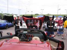 America's Finest with America's Finest, DSOM vert with the MARINES at NCCO Corvette Show, August 2009