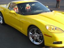2008 yellow c6 z51 $37,500