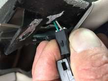 Temp sensor plug wire disconnect.