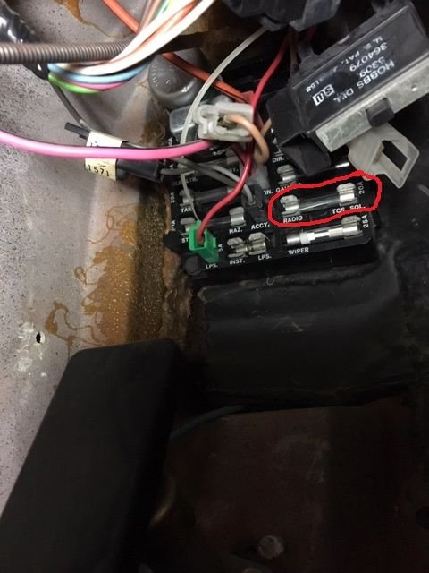 Another 1976 C3 fuse box question for Grandpa ... 1995 corvette fuse box location 