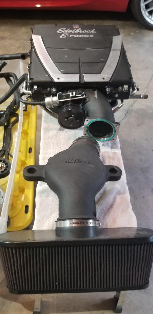 FS (For Sale) Edelbrock Supercharger for LS2 Corvette part number 1593