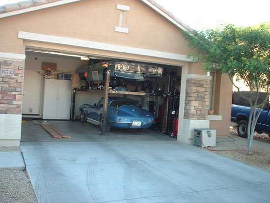 Garage Ceiling Too Low For The 4 Post, Car Lift For Home Garage Ceiling Height