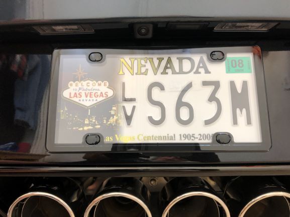 Las Vegas Nevada Centennial License Plate